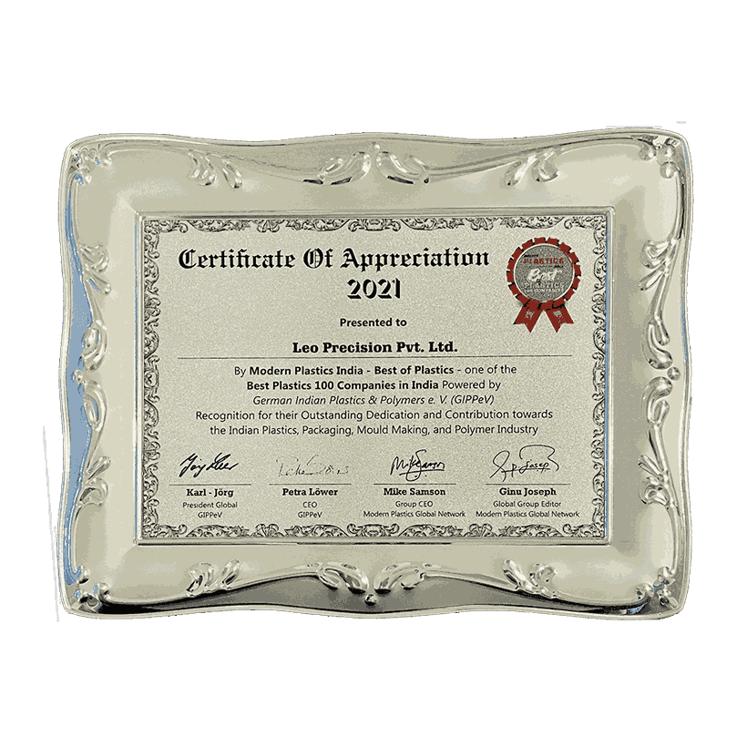 Modern Plastic Award | LEO Precision
